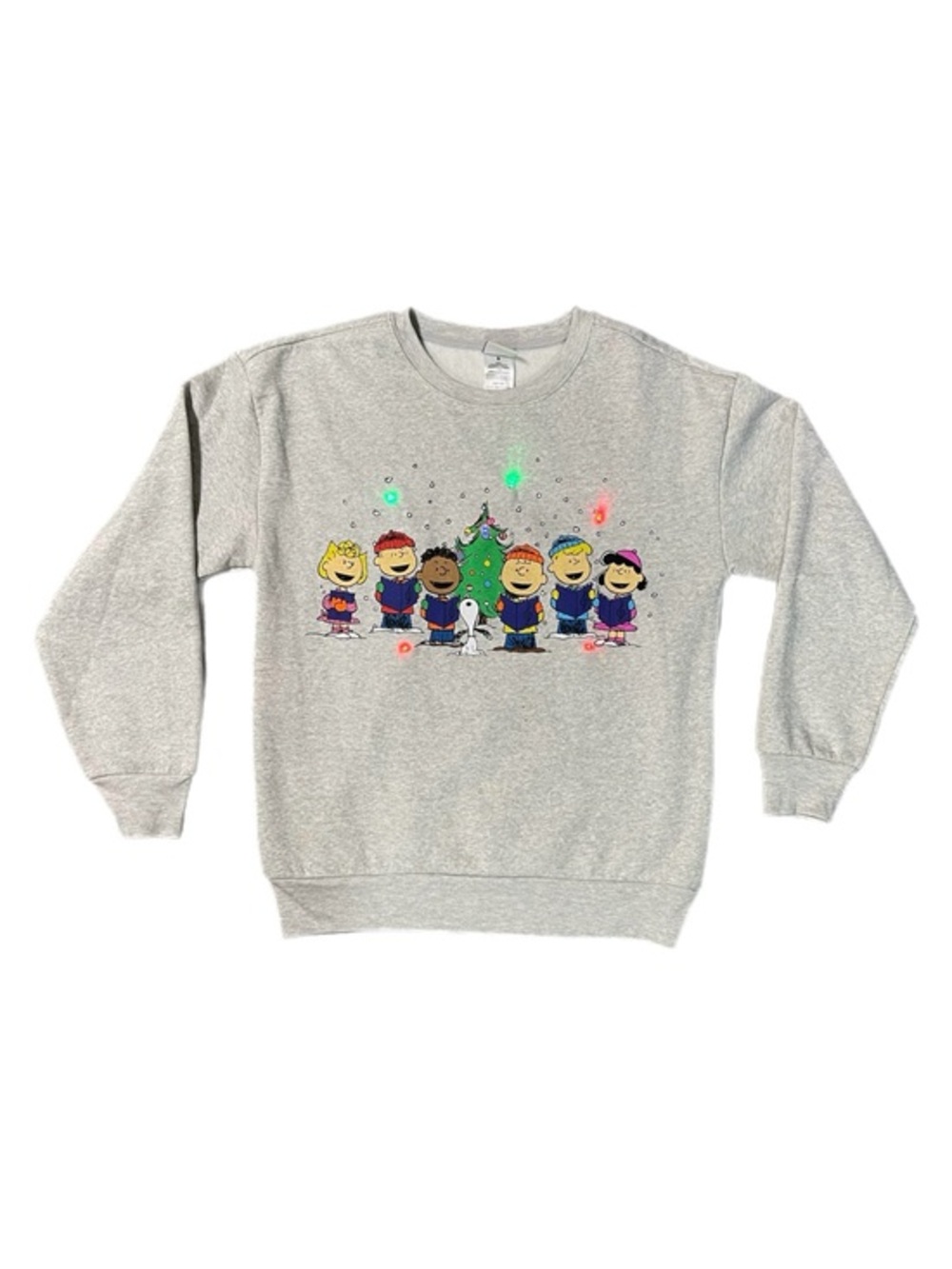 Peanuts Snoopy LED Light-Up Charlie Brown Crewneck Sweatshirt